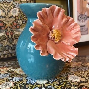 Anthropologie Anemone floral bud vase.